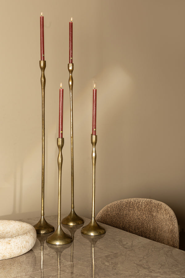 Kennet cast aluminium candleholder