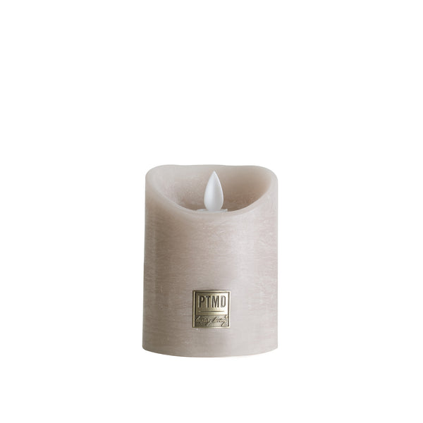 LED Light Candle Beige moveable flame S