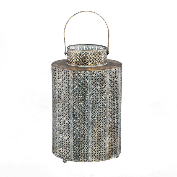 Jolyn iron lantern round