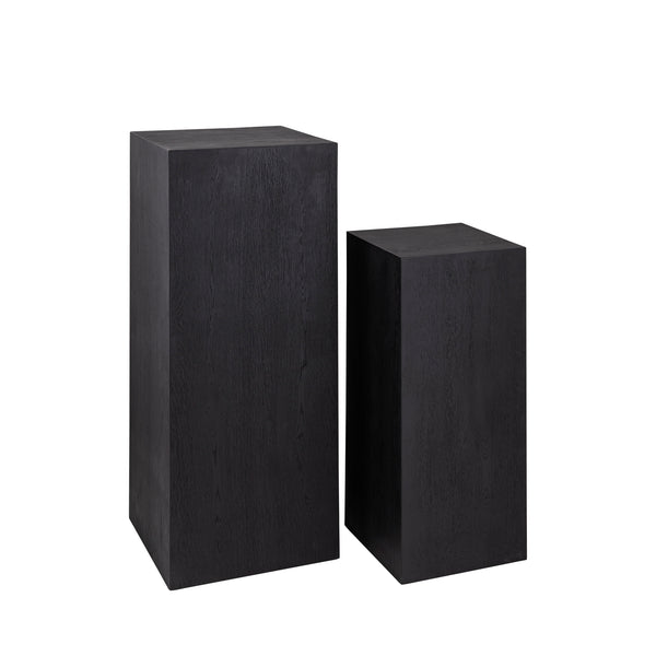 Chevar oak wood pedestal SV2