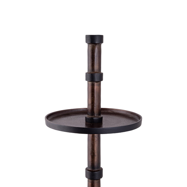 Glinda Copper alu etagere round L 57 x 57 x 135