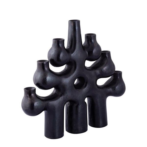 Marcie alu abstract candle holder 7 arms