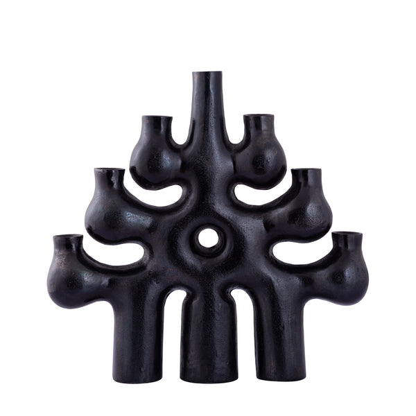 Marcie alu abstract candle holder 7 arms