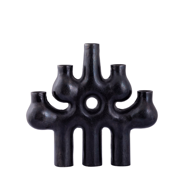 Marcie alu abstract candle holder 5 arms