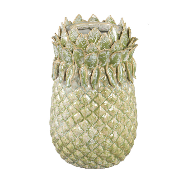 Tamiah ceramic pineapple shaped pot high L