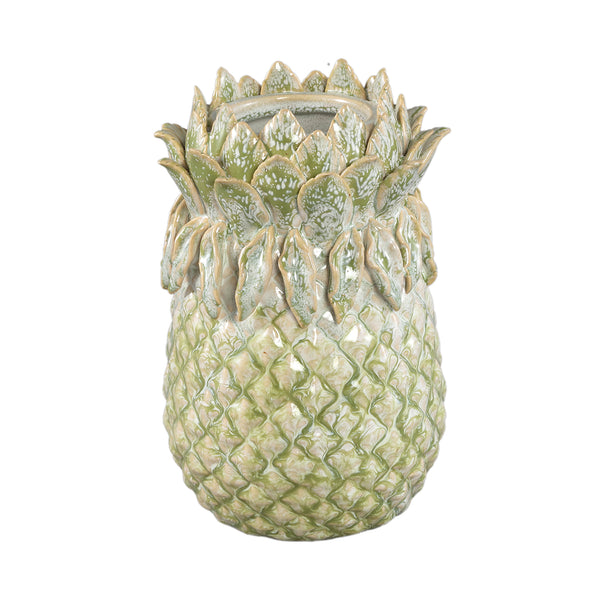 Tamiah ceramic pineapple shaped pot high S