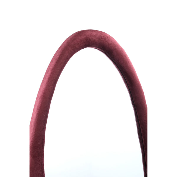 Don velvet mirror organic oval