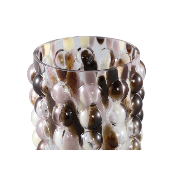 Aimin dotted glass vase mix colors round