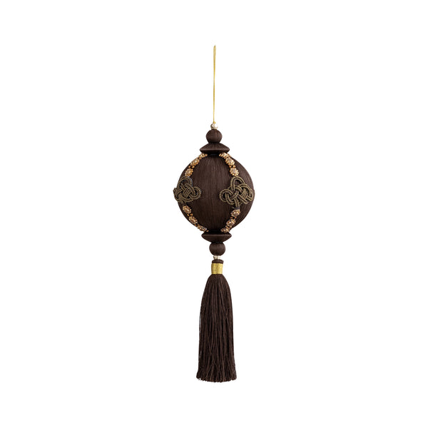 Dahryl polyester thread ball with tassel