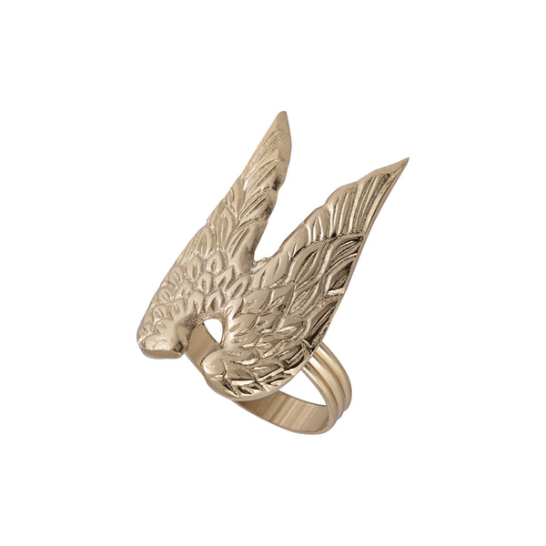 Kandice casted alu angel napkin rings SV4