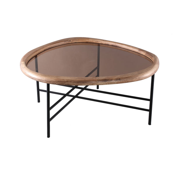 Neelix Natural rubberwood organic coffeetable M