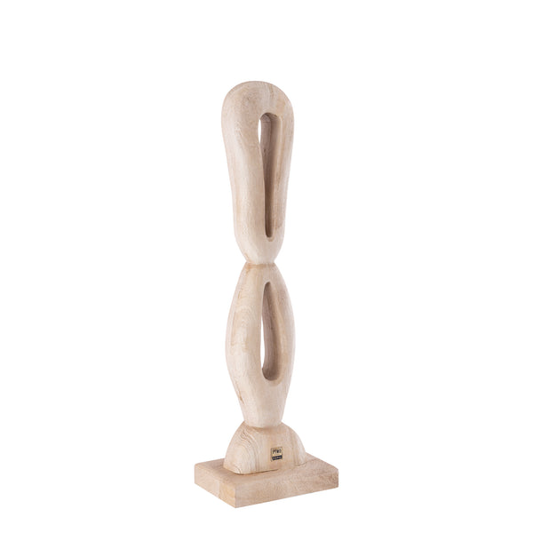 Rhyce mango wood statue open figure