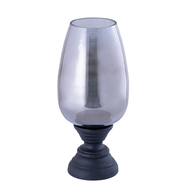 Qez mango wood stormlight smoke glass