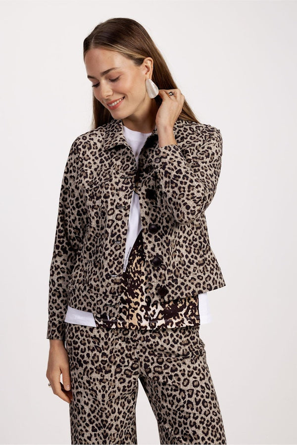 Mirthe leopard jacket