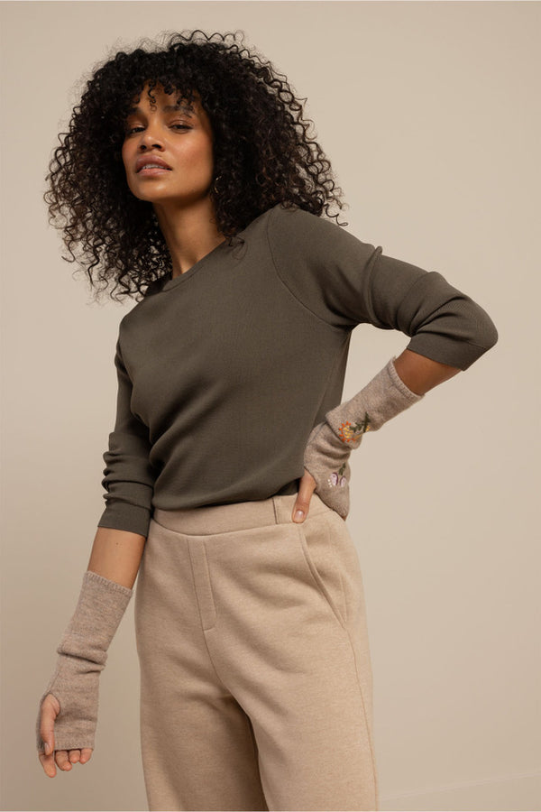 Luna 3/4 slv pullover